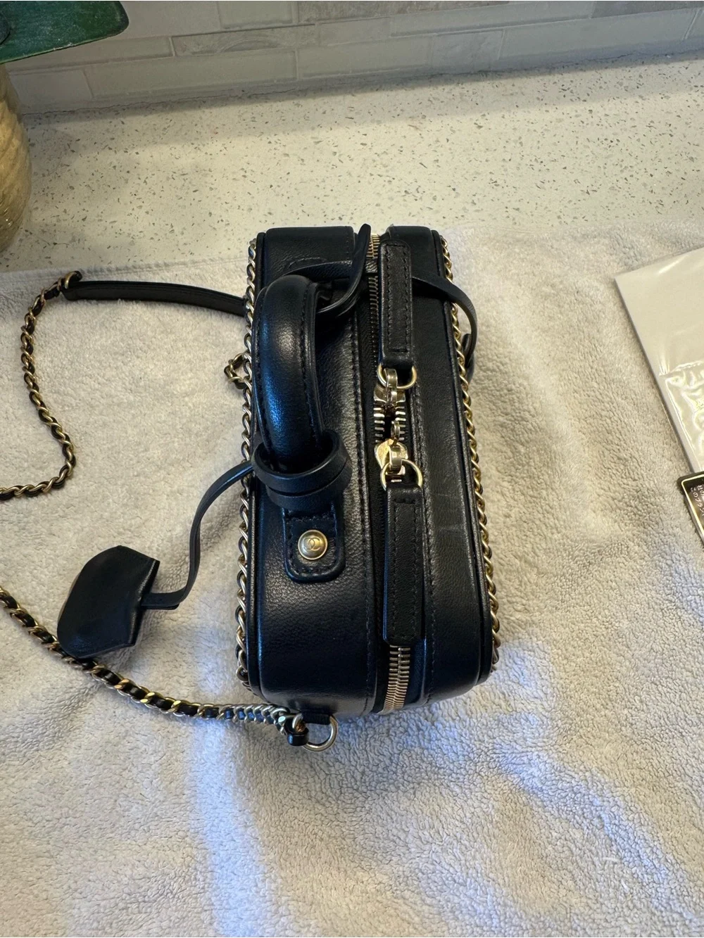 Chanel Filigree Vanity Case